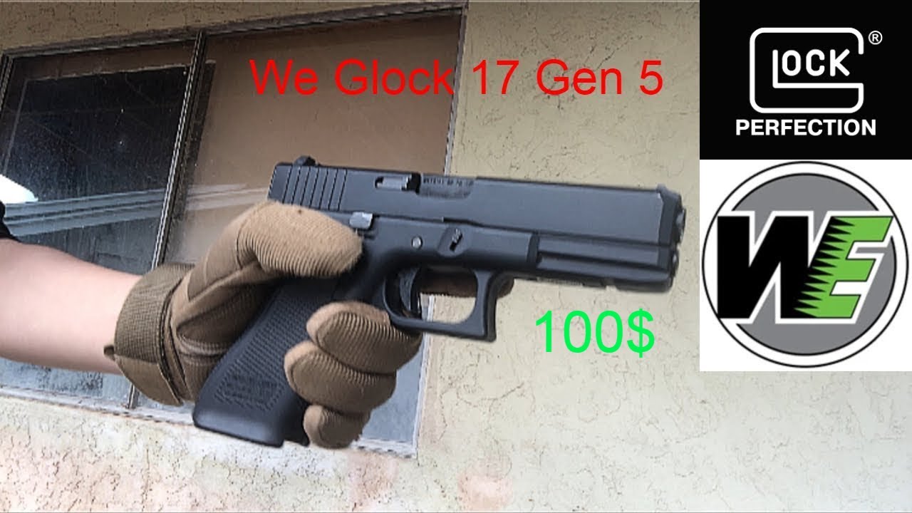 Airsoft Glock 17 Gen 5 WE Shooting
