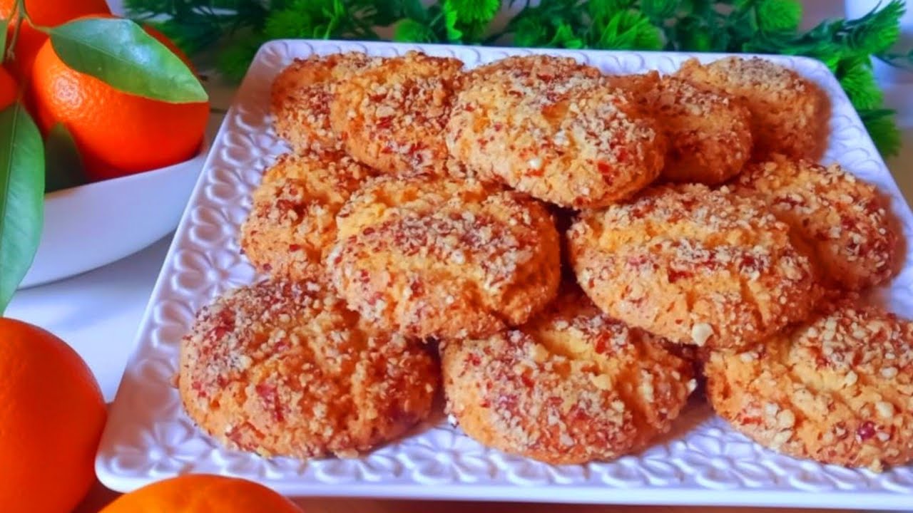 حلوى لشرب الشاي بدون زبدة  ببيضة واحدة بمذاق البرتقال منعشة اقتصادية وكمية وفيرة 👌