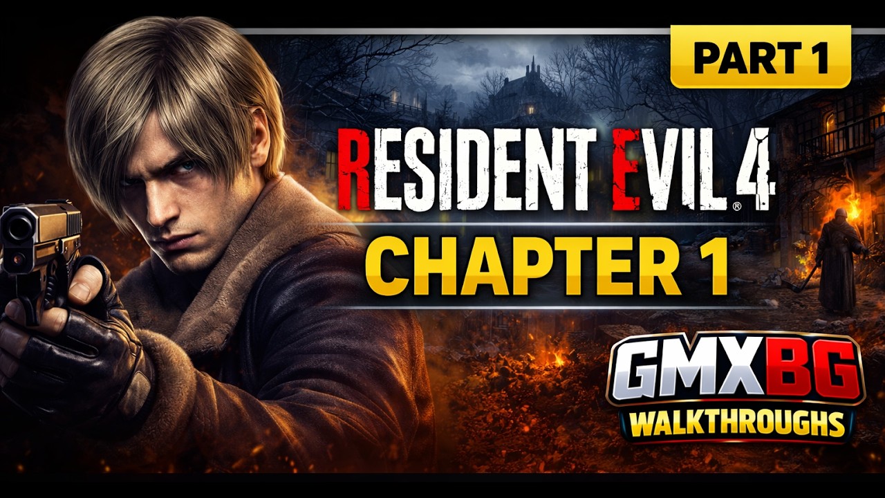 Resident Evil 4 Remake Walkthrough Part 1 – Chapter 1 (No Commentary) | GMXBG Walkthroughs