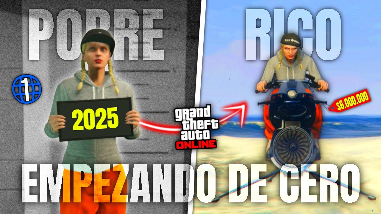De POBRE a MILLONARIO en GTA ONLINE 2025 | La Guía Definitiva Paso a Paso que Necesitas!