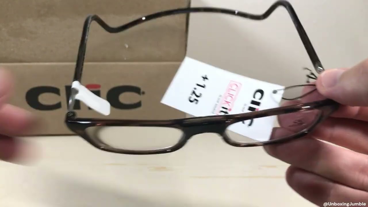 Must have reading glasses. . . CliC Magnetic Readers!