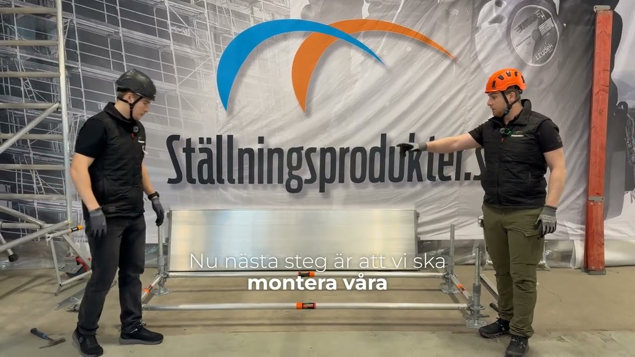 Modulställning Aluminium ALU-SCAFF montagevideo