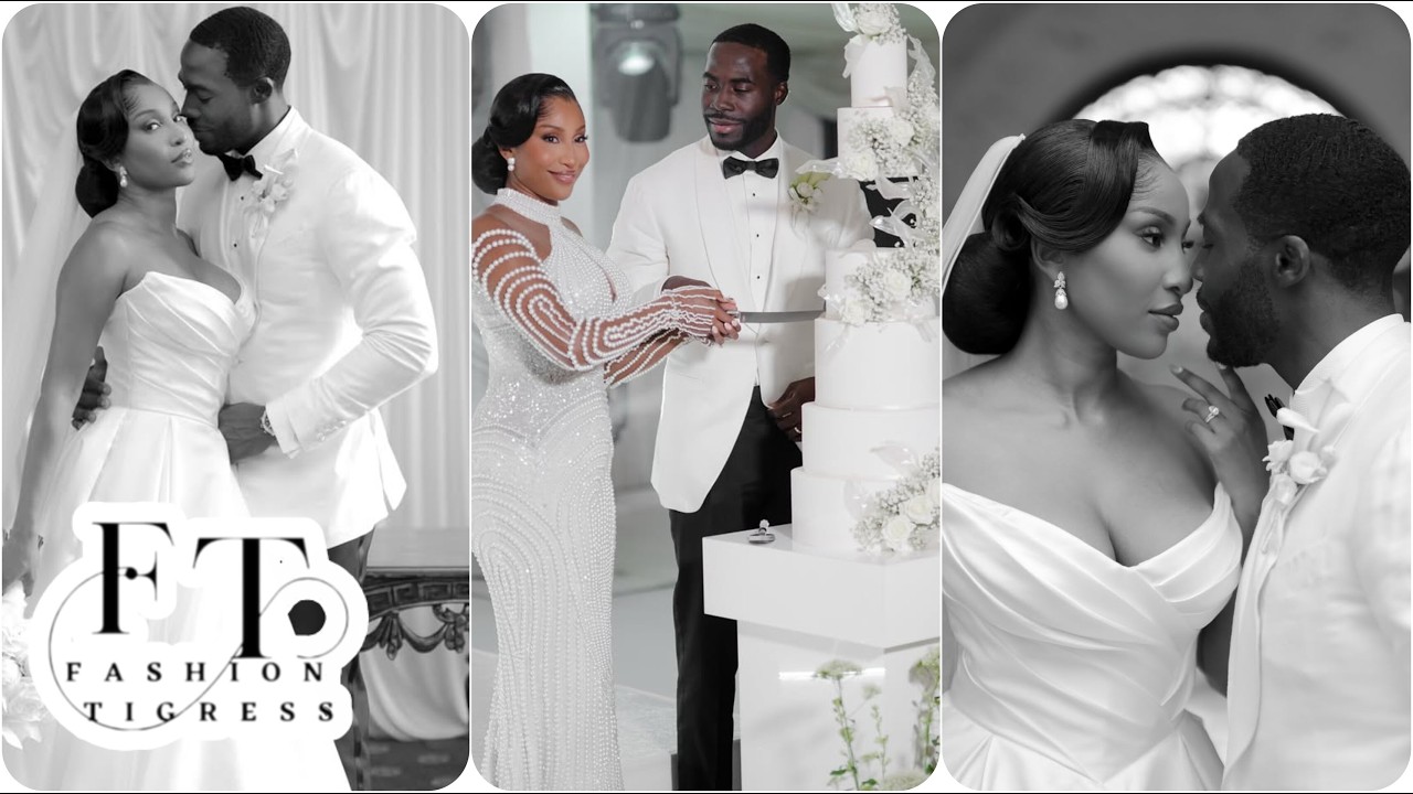 Toni Tone and Taye9ja's Emotional White Wedding