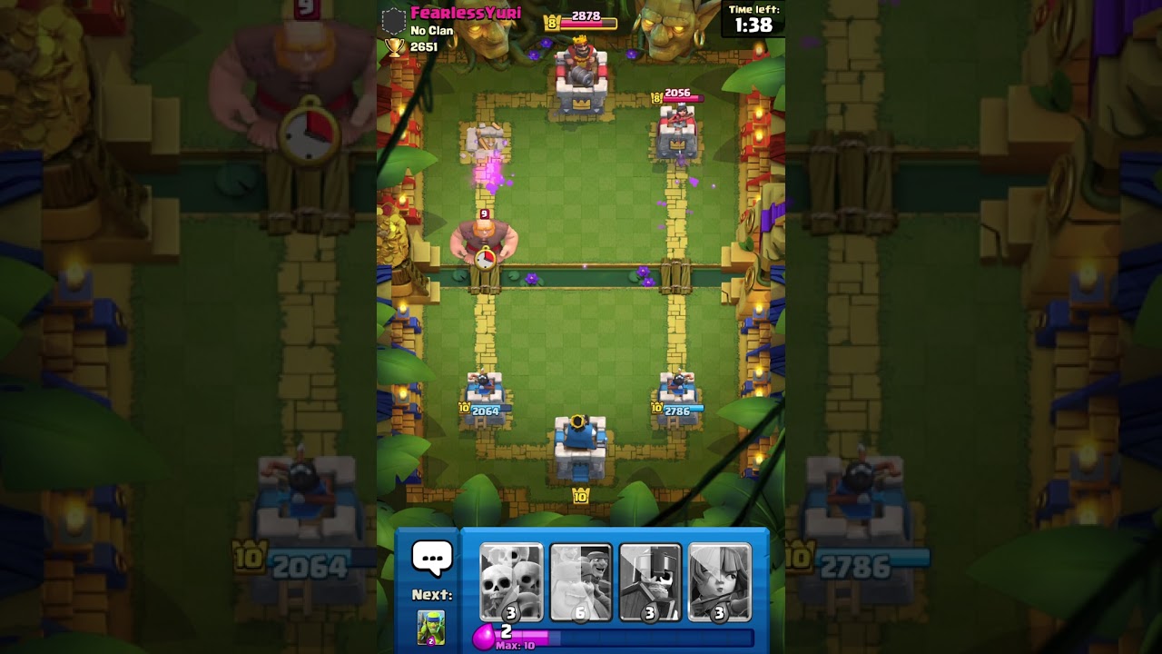 Clash royal | Jungle Arena | Battle 8 #clashroyale #games #mobilegame  #supercell