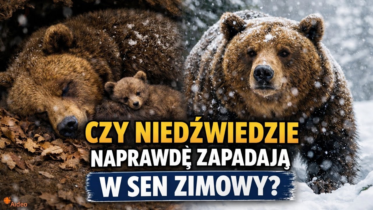 Czy niedźwiedzie naprawdę zapadają w sen zimowy?