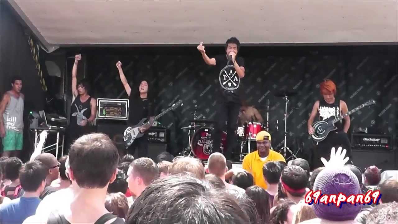 Crossfaith - Leviathan - Warped Tour 2013/08/04 Houston,TX
