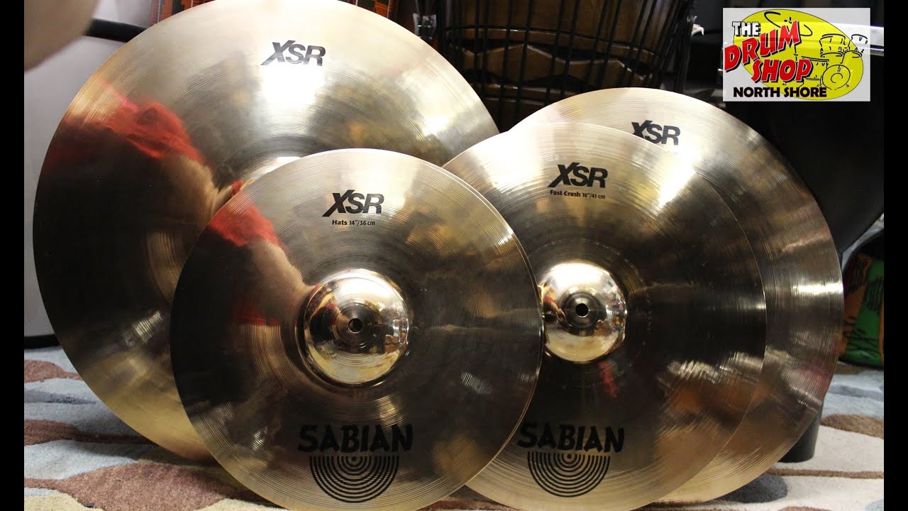 Sabian XSR Cymbal Set - 14.16.18.20 - The Drum Shop North Shore