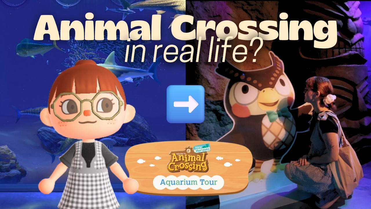 Animal Crossing: New Horizon Aquarium IN REAL LIFE? 🐟 Packing, Aquarium and NEW Nintendo Shop Tour!