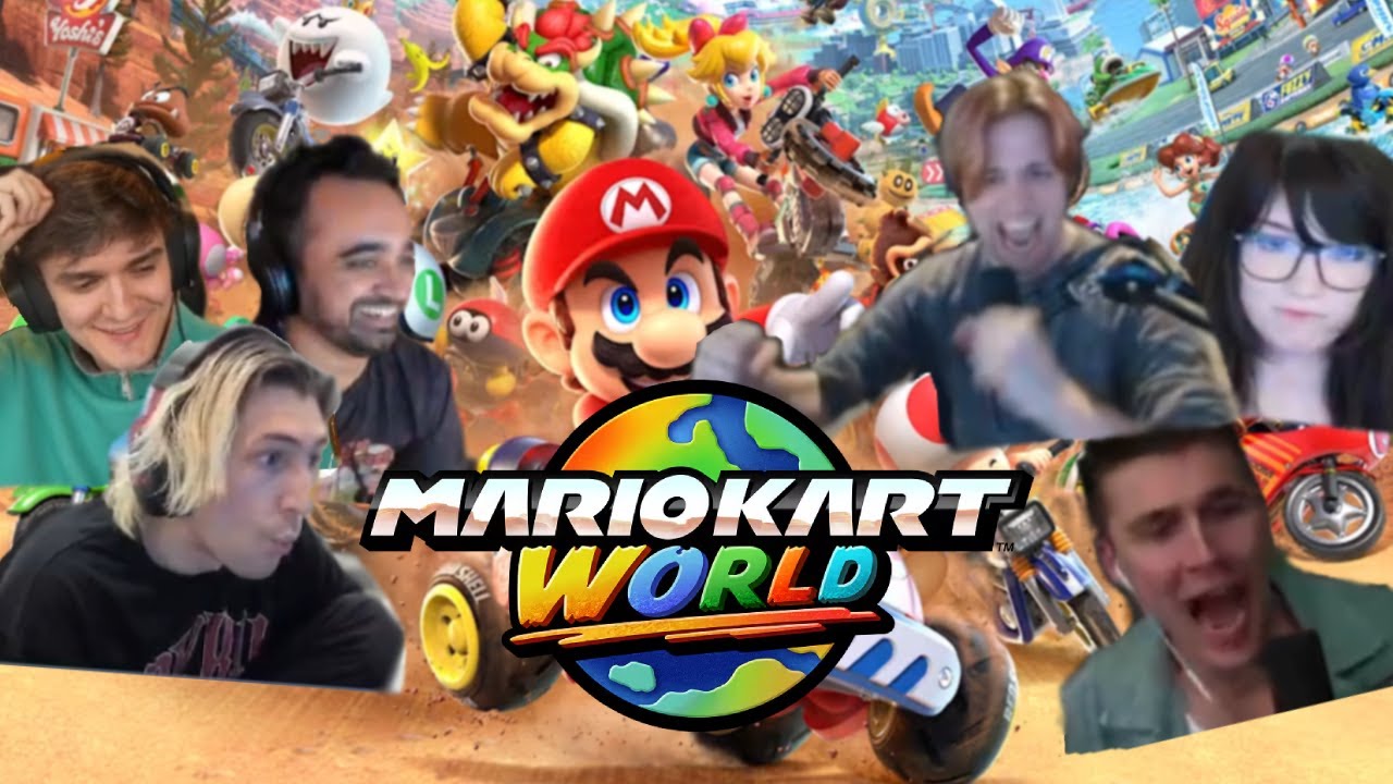 Funniest Mario Kart World Moments – xQc, Ludwig, Sodapoppin & More!