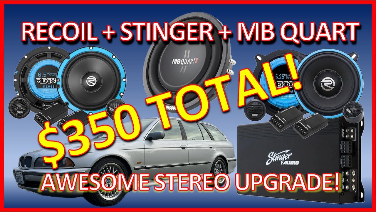 Awesome $350 Stereo Upgrade for my BMW