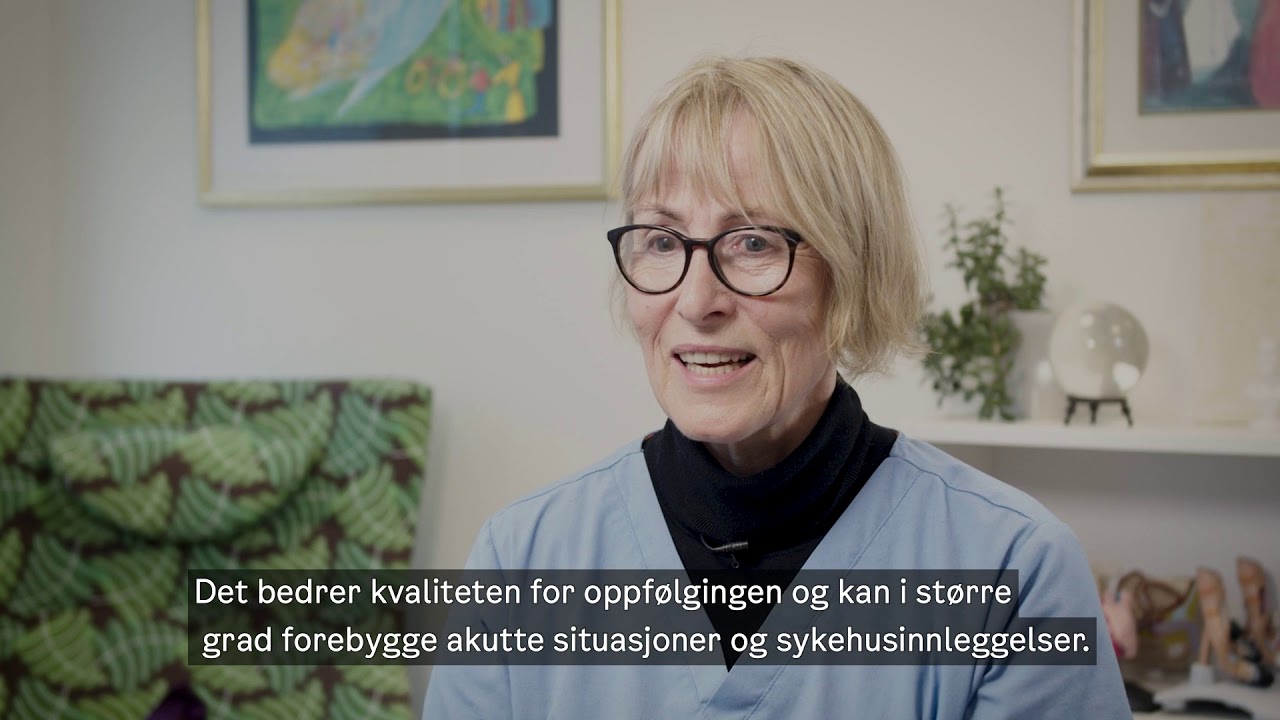 Medisinsk avstandsoppfølging av kronisk syke