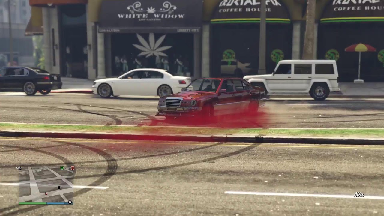 GTA5 سيارة مارسيدس كلاسيكية