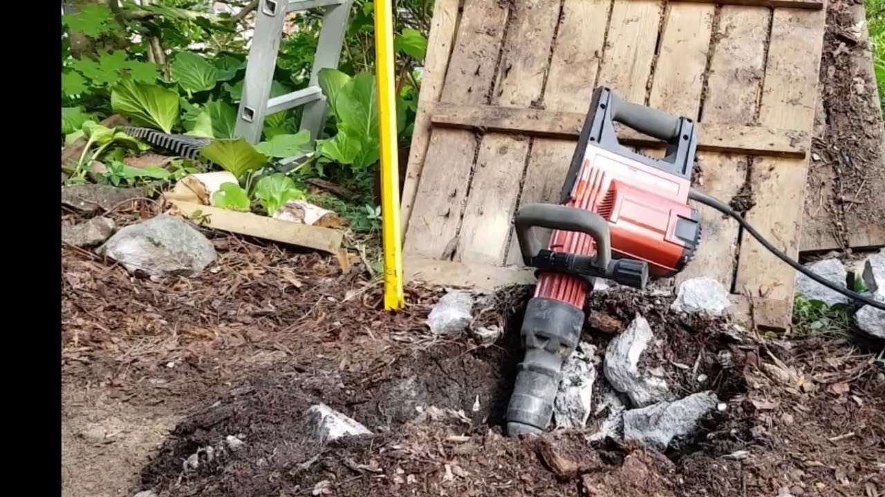 Hilti TE 805 vs maakivi.