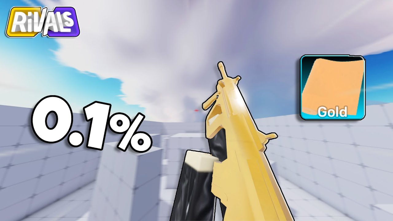 Я разблокировал ЗОЛОТОЙ скин в Roblox Rivals... (самый редкий скин)