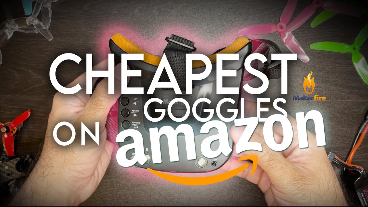 Я сделал обзор самых дешевых FPV-очков на Amazon! Менее 50 долларов!! (Обзор FPV-очков Makerfire ...
