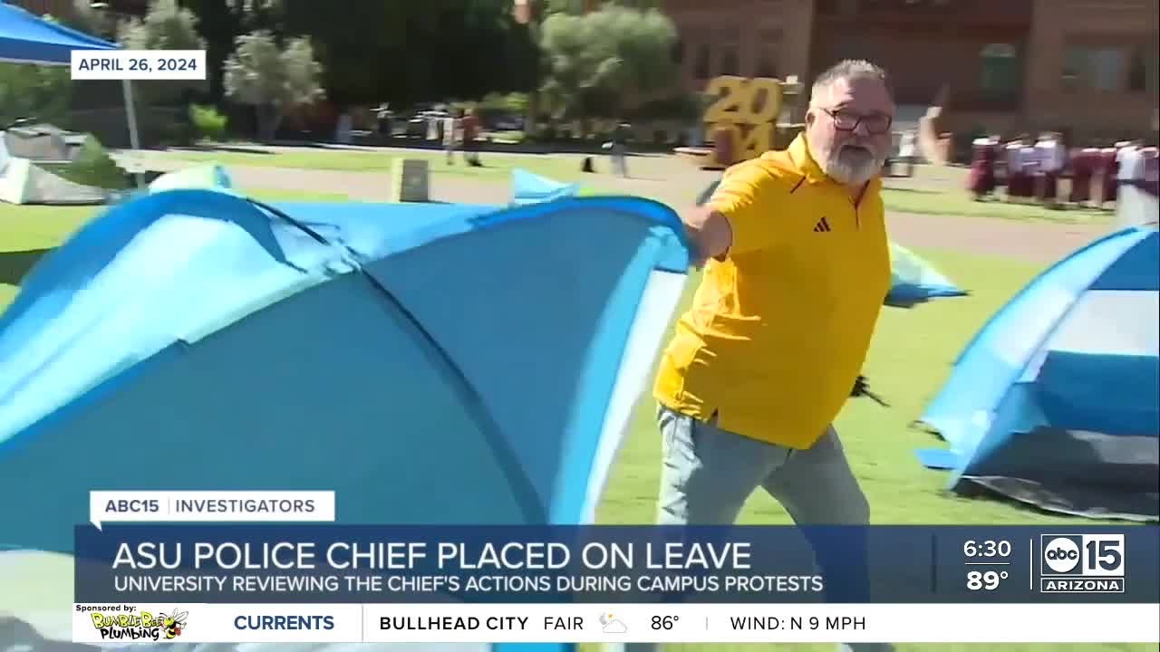 ASU PD Chief on paid leave following actions during protests in recent weeks