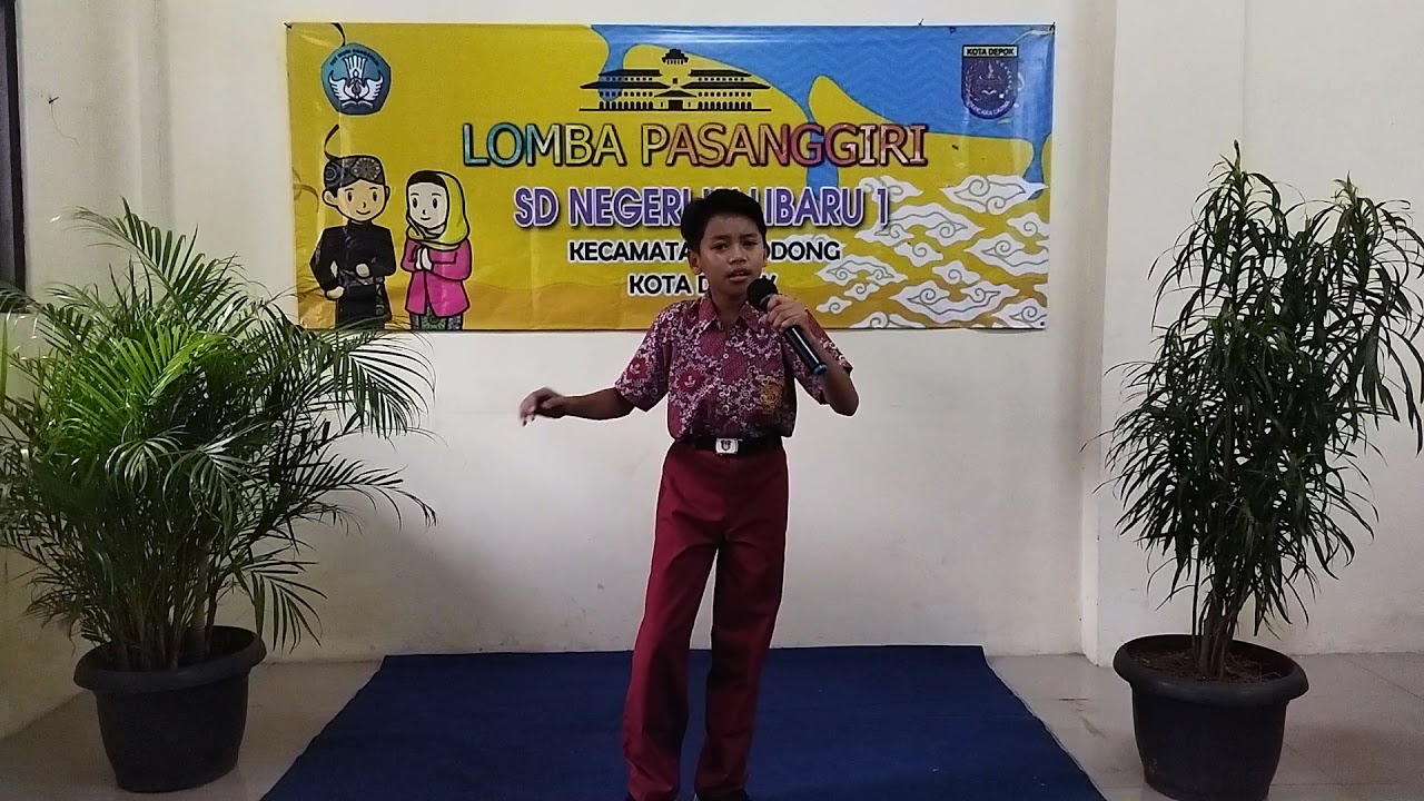 Lomba Pasanggiri - Pupuh Mijil || Dimas Chandra Maulana - SD Negeri Kalibaru 1