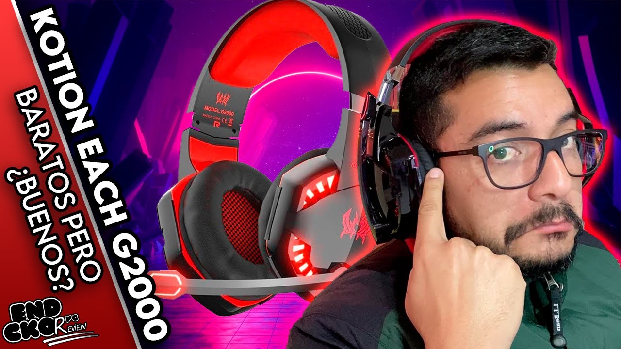 KOTION EACH G2000 | AUDIFONOS GAMER de BAJO COSTO, revisado y reseña