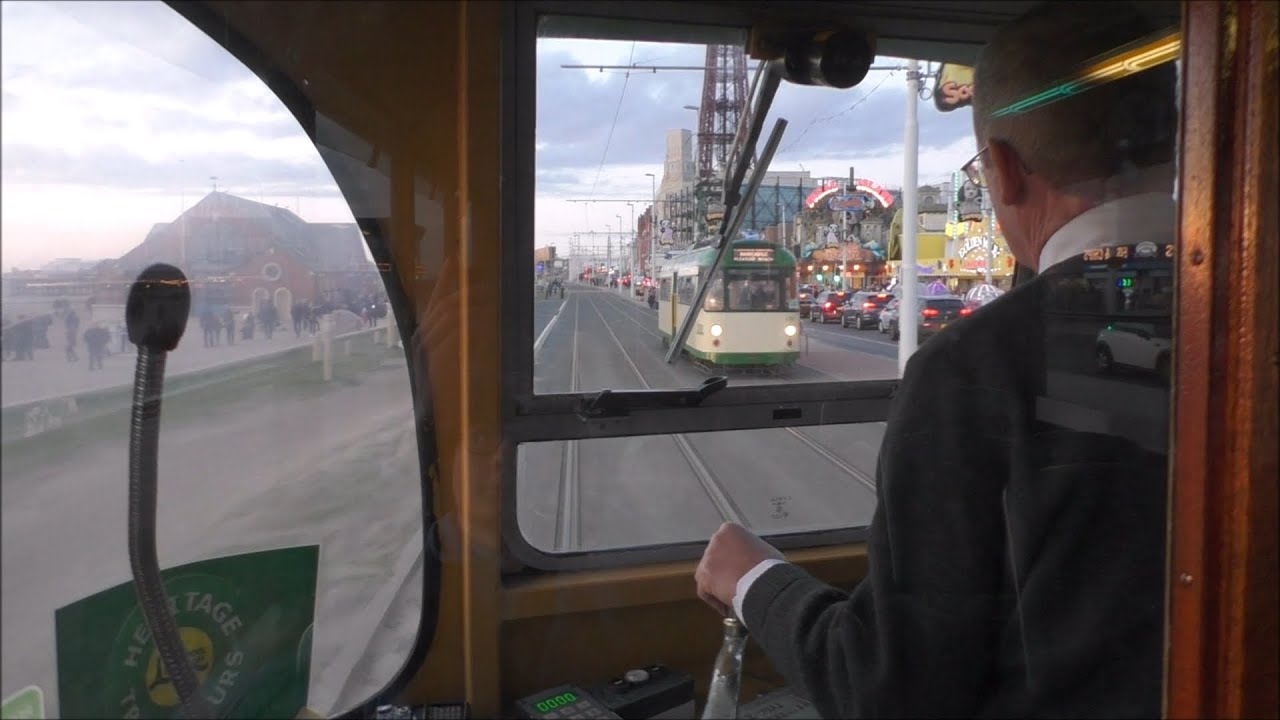 A Ride on Blackpool Towing Car 680 & Balloon 717 28/10/2019