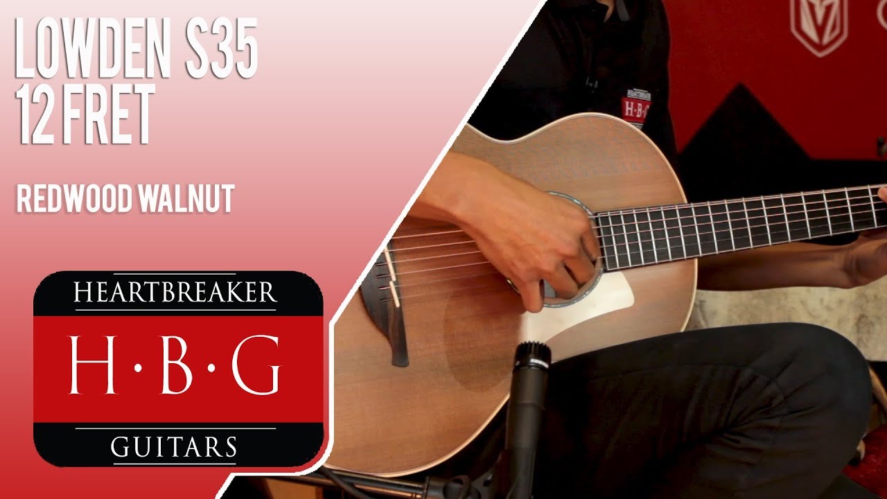 Lowden S35  12 Fret Redwood Walnut | Lowden Acoustic Guitar