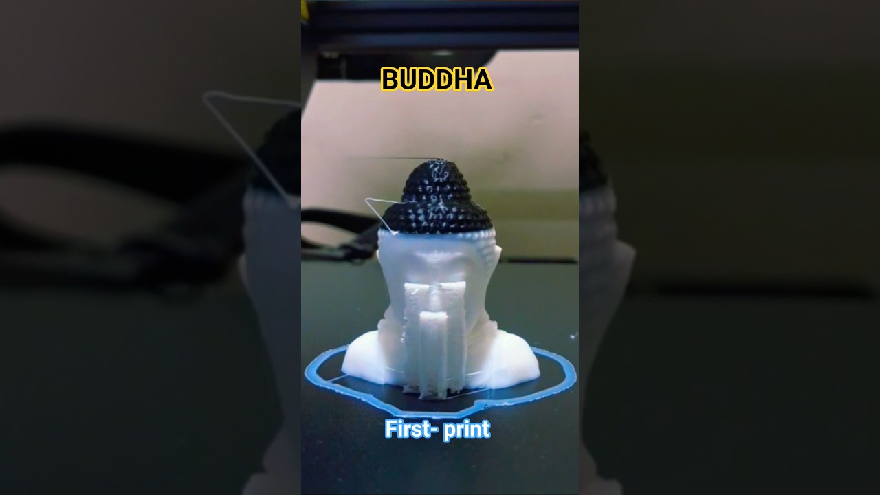 ender 3 vs se first print - pla print / buddha # 3d printer # buddha 