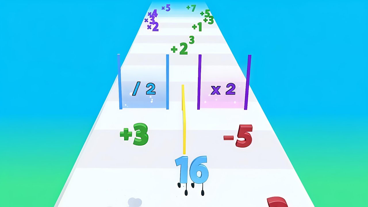 Number Run just hit more satisfying numbers collection ASMR run 
