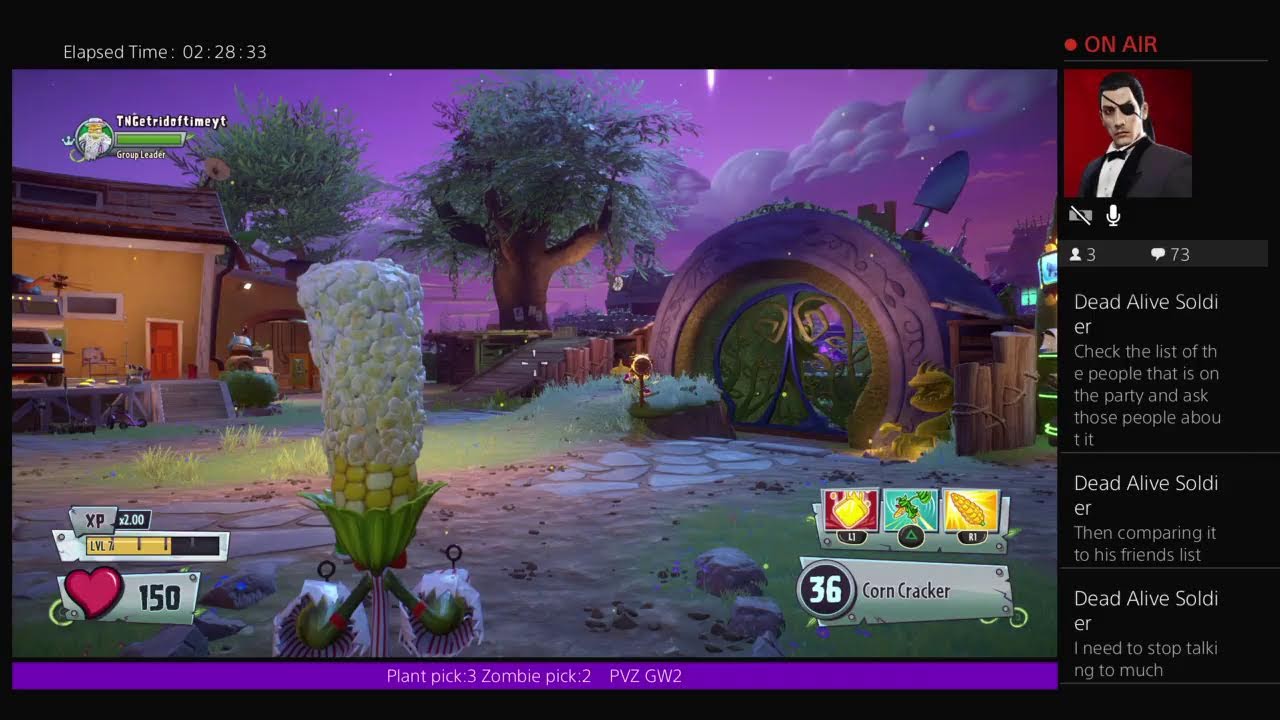 PVZ GW2 streaming to max rank plus 1v1