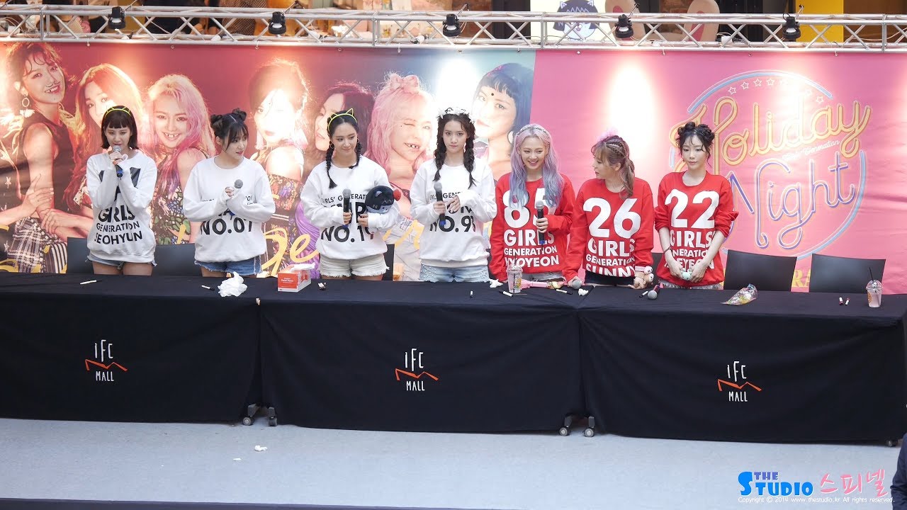 170813 여의도 소녀시대 팬사인회 마무리 인사 직캠 현수막 장난 SNSD fansign fancam by Spinel