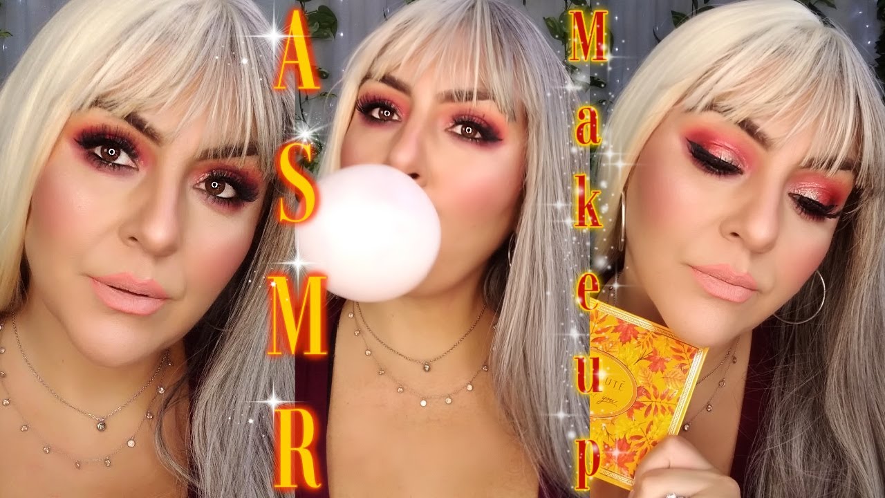 ASMR (Doing My Makeup) Chewing Gum No Talking