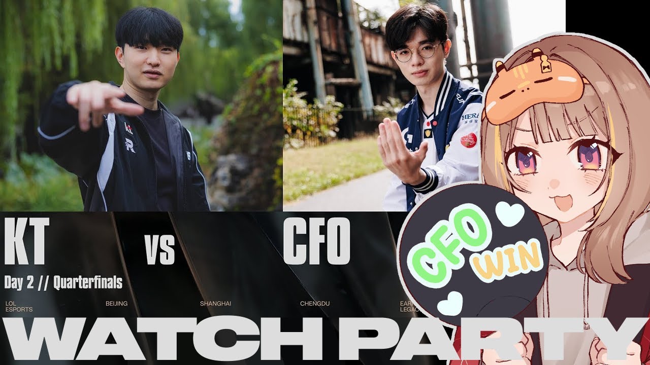 Worlds 2025 - KT vs CFO - Knockout Stage - Quarterfinals 公式ウォッチパーティー！【 ぶいすぽっ！ / 千燈ゆうひ 】