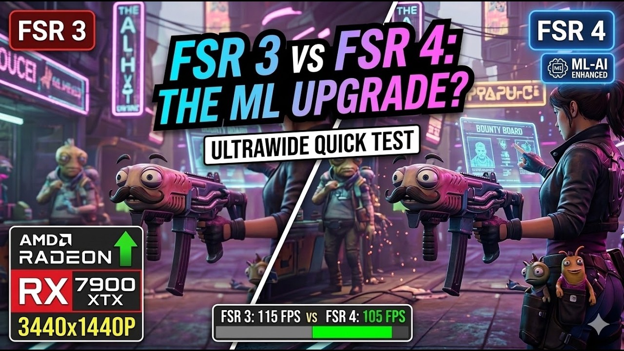 High on Life 2 | RX 7900 XTX | FSR 3 vs FSR 4 @ 3440x1440 (Quick Test)