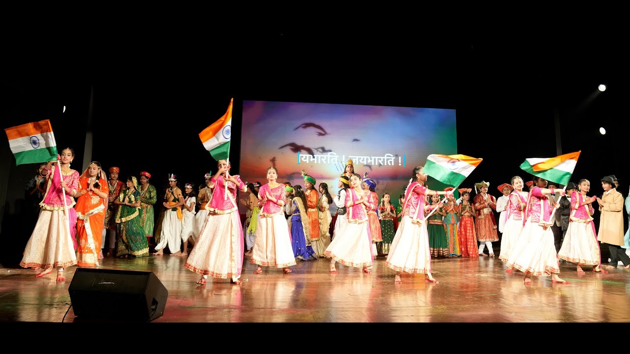 Drama on Unsung Freedom Fighters by Students of Sarada Ramakrishna Vidya Mandir, Indore