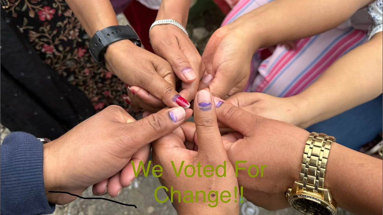 Nepal Federal Parliament Election 2082 (House of Rep.) | Voted for hope & change | 2nd voting #vote 