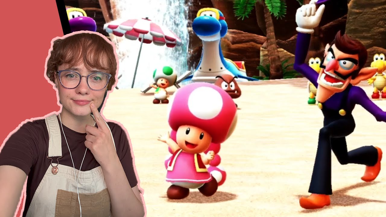 We attempted to play Mario Kart & Mario Party!