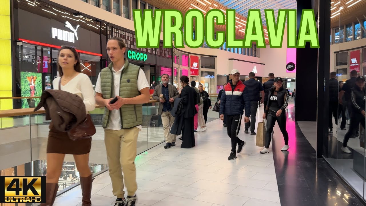 Galeria Wroclavia | Spacer z kamerą | Wrocław (4K-60fps)
