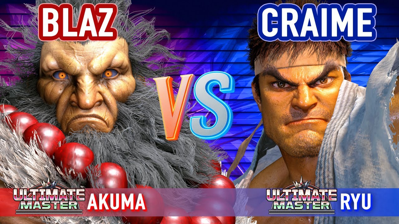 SF6 ▰ BLAZ (Akuma) vs CRAIME (Ryu) ▰ High Level Gameplay