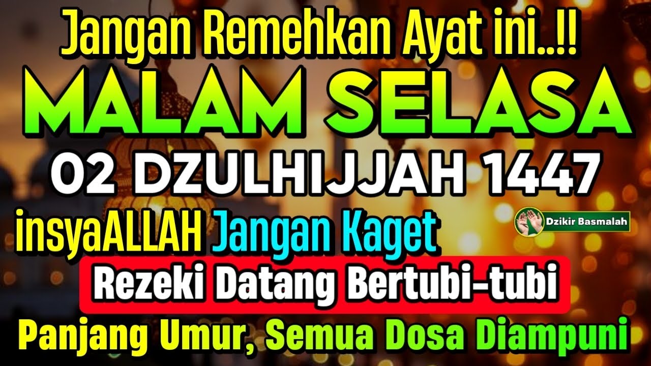 🔴LANGSUNG DIKABULKAN..‼️CUKUP PUTAR SEKALI DAN DENGARKAN, 100 RIBU MALAIKAT TURUN | REZEKI LANCAR