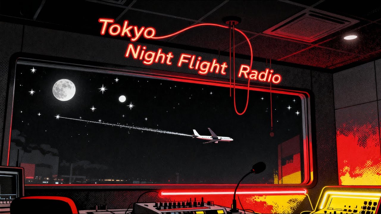 # 156 Tokyo Night Flight Radio | Lo-fi World Fusion Grooves | Cross-Cultural Soundscape