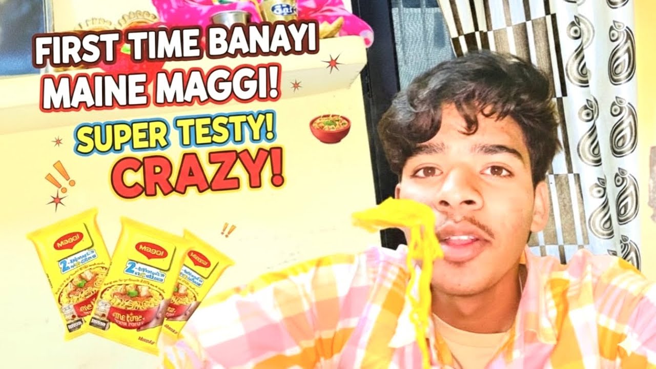 First time Cooking gone wrong?! 😂 Maggi Challenge!