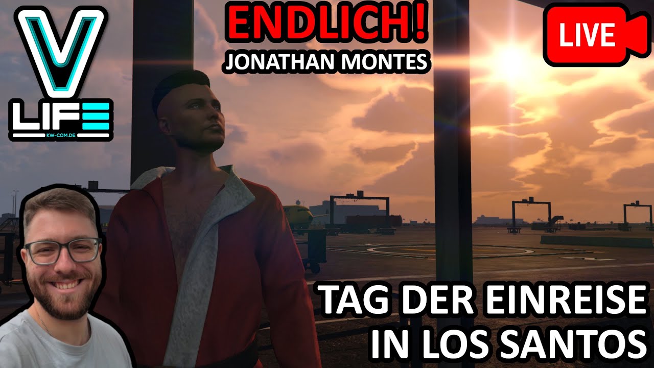 Endlich, der Tag der Einreise! John Montes [kw-com.de] | GTA RP