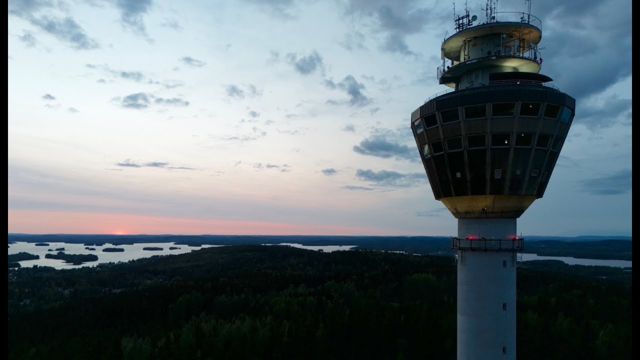 Kuopio, Puijo Tower: Sunset / auringonlasku, 9.6.2025