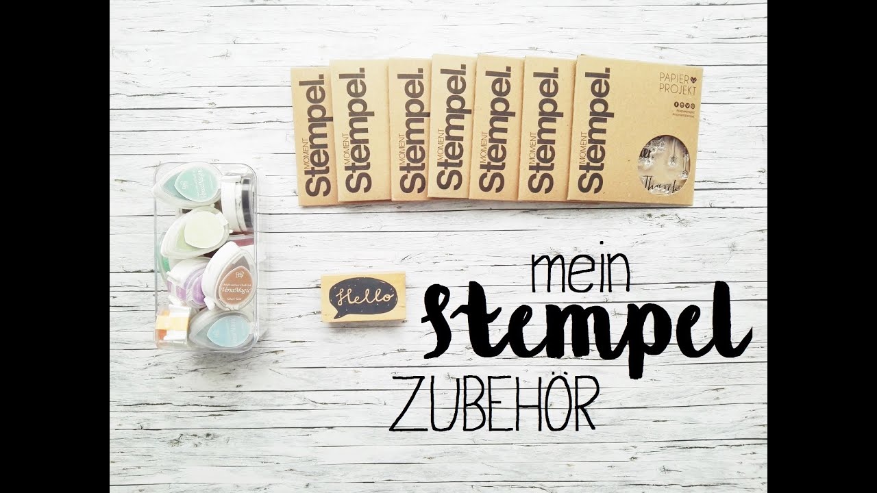 Mein Stempelzubehör | VersaMagic, Papierprojekt, GeroKreativ