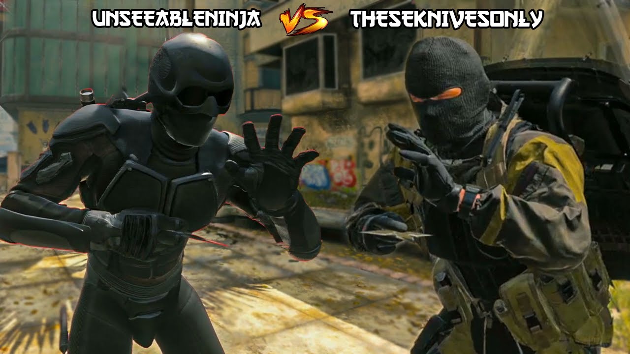 THESEKNIVESONLY vs UNSEEABLENINJA (MW3 Funny Ninja Moments)