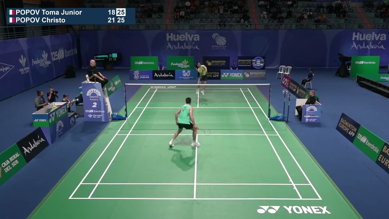 Match point - Toma Junior Popov vs Christo Popov - MS, SF - European Championships 2026