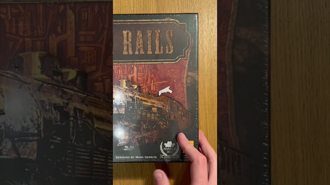 Mini Rails board game train stocks award Mini Express unboxing preview overview trailer AmassGames