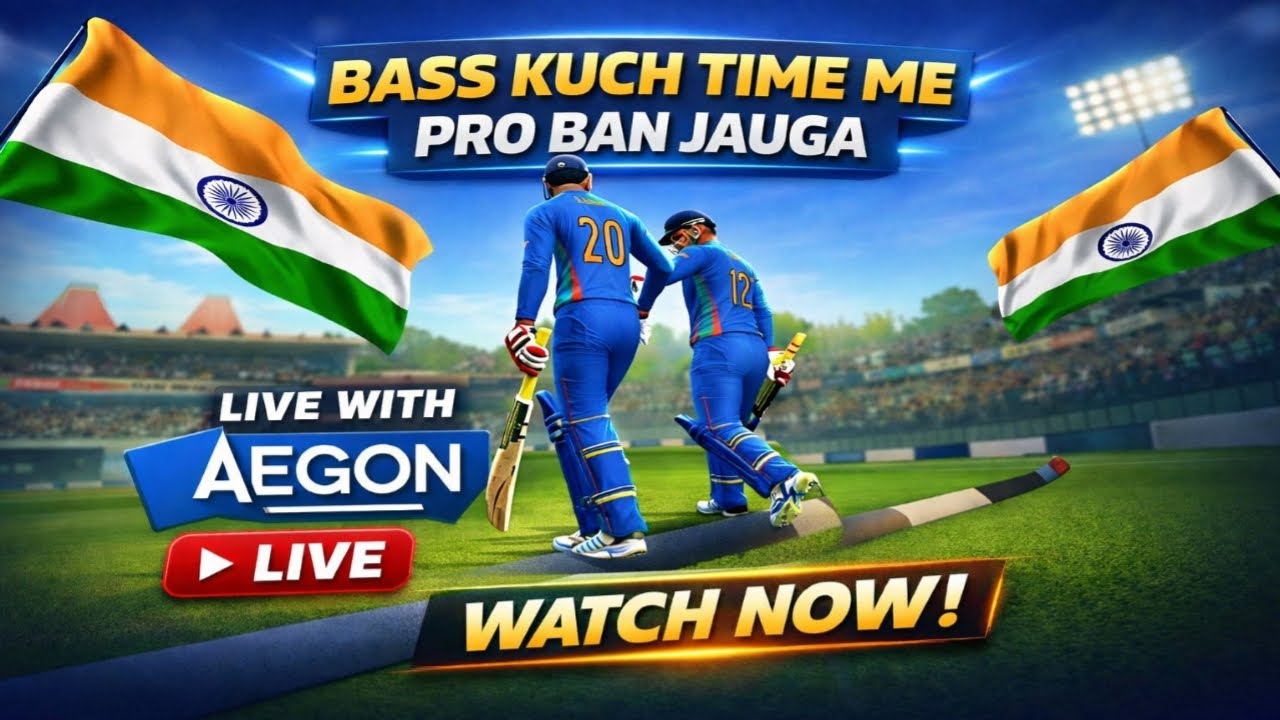 1 vs 1 in Real Cricket 😱 Road To 300 Subscriber 🏏 Live With AegonFTW