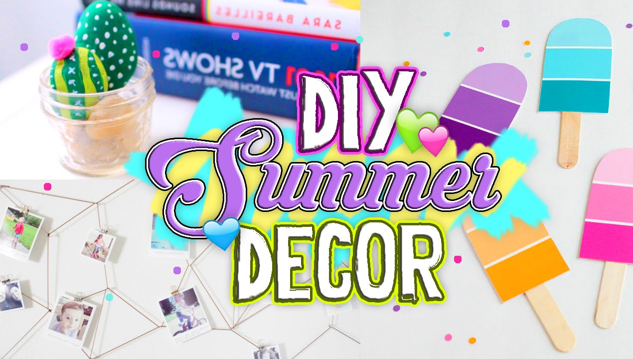 DIY Summer Room Decor! Cute & Affordable Tumblr Inspired Decor 2016 // Jill Cimorelli
