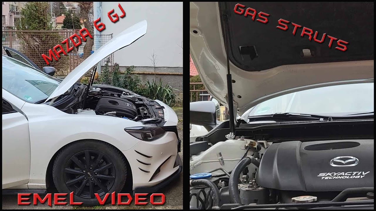 Mazda 6 GJ / GL - Hood Gas Struts (How to Install Hood Gas Struts on Mazda 6 GJ/GL)