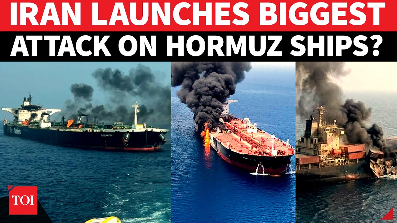 Iran BLOWS UP Record 7 Ships 'ALLIED WITH U.S.' In Hormuz After American Navy's FAILED' Attack