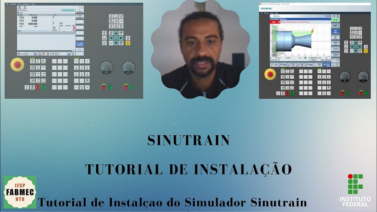 Tutorial de instalação do Simulador CNC: SinuTrain da Siemens